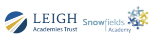 Leigh Academies Trust logo and Leigh Academy Snowfields logo